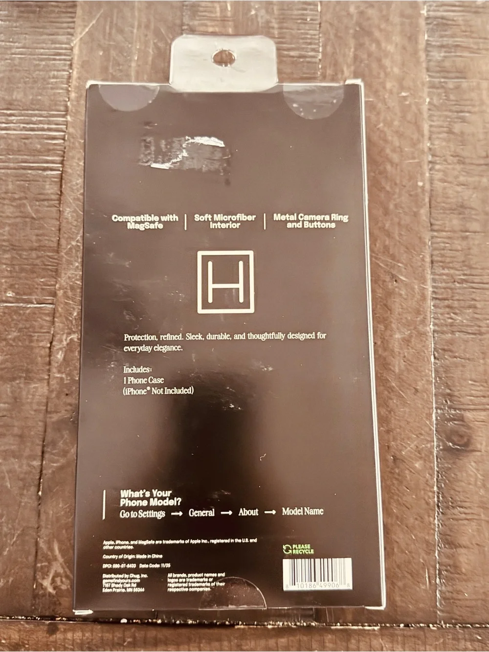 New HELLO LUX Pebbled Blue Cabana Stripe iPhone 17 Pro Max Case